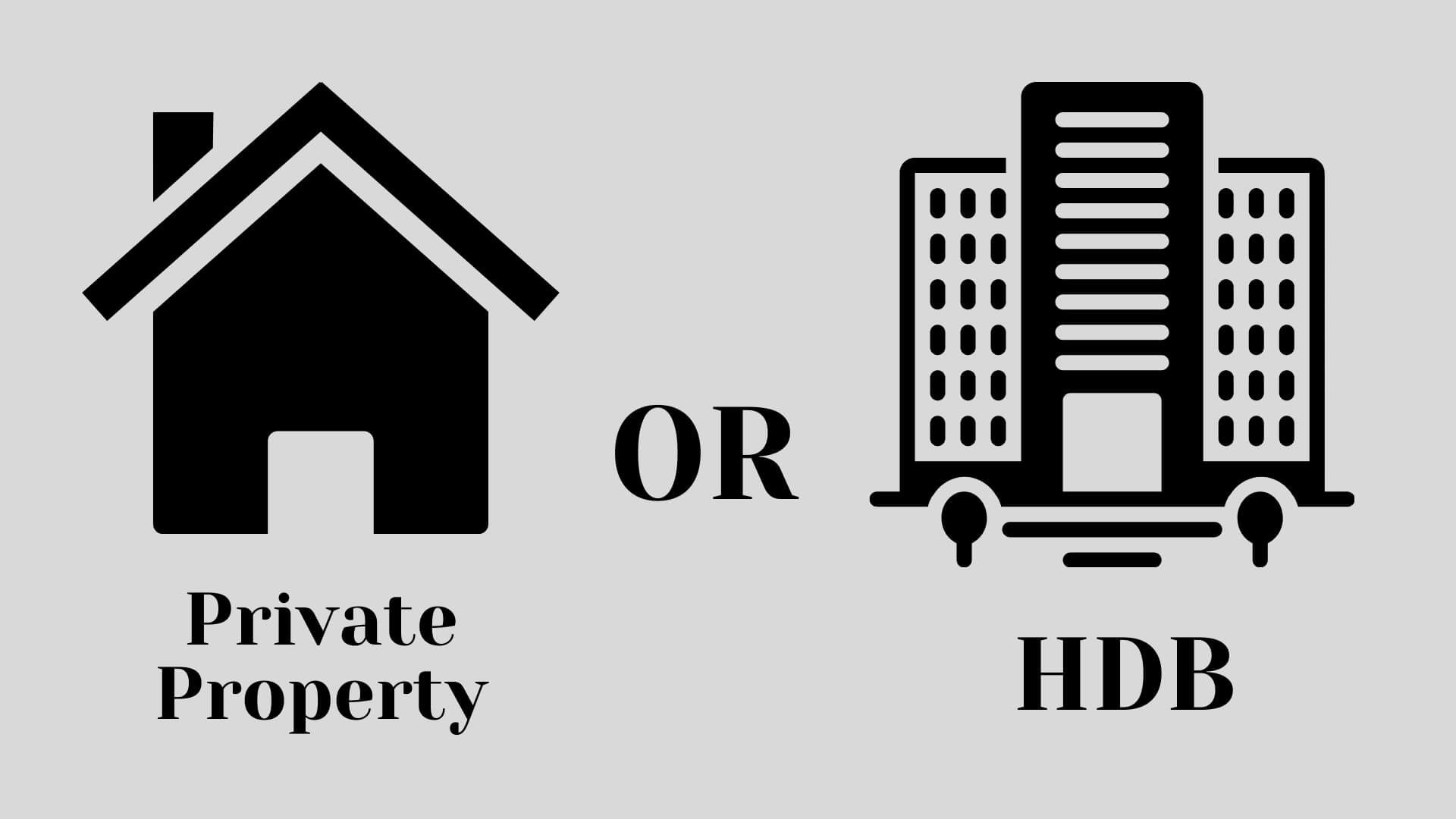 hdb vs private property home loan