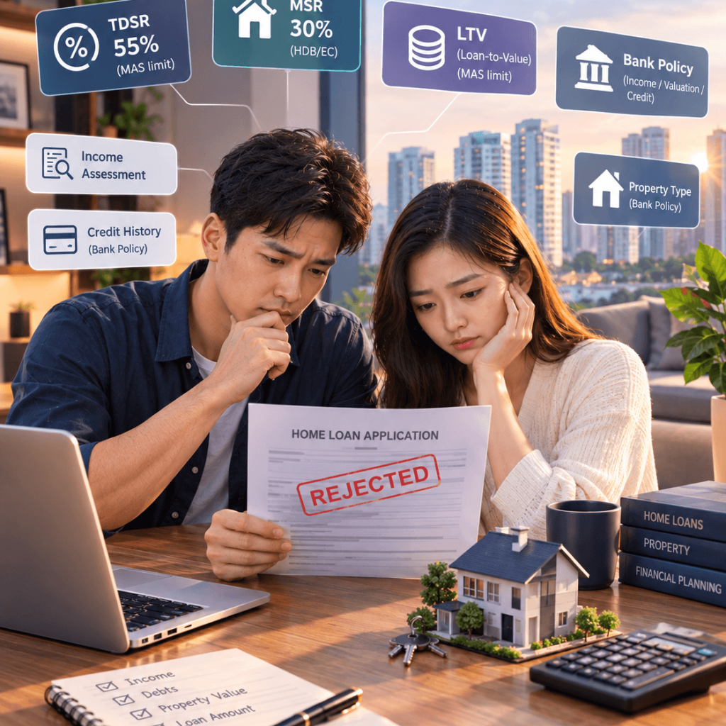 Home Loan Rejected in Singapore? What to Do Next
